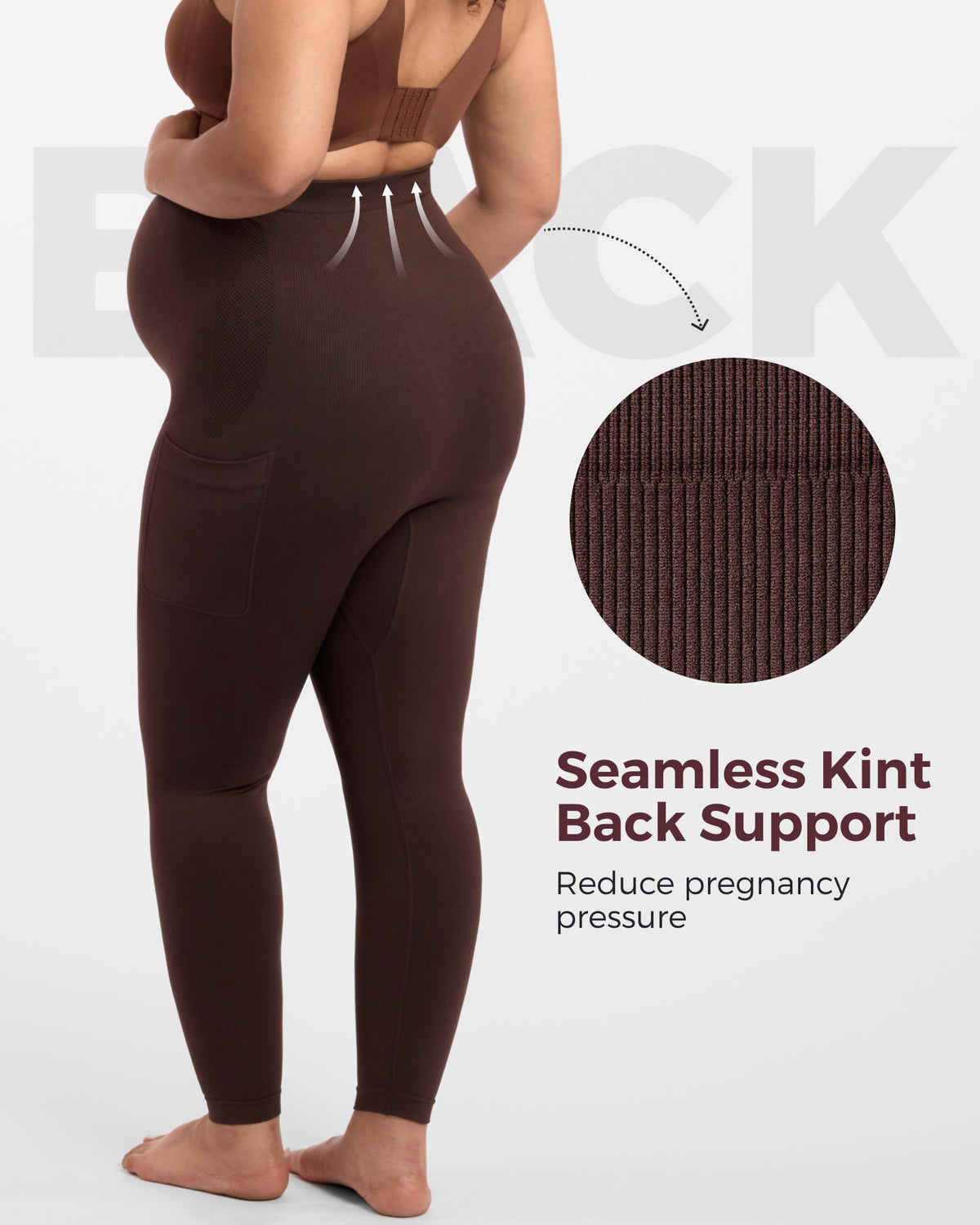 Umstandsleggings über dem Bauch – Umstands-Yogahosen