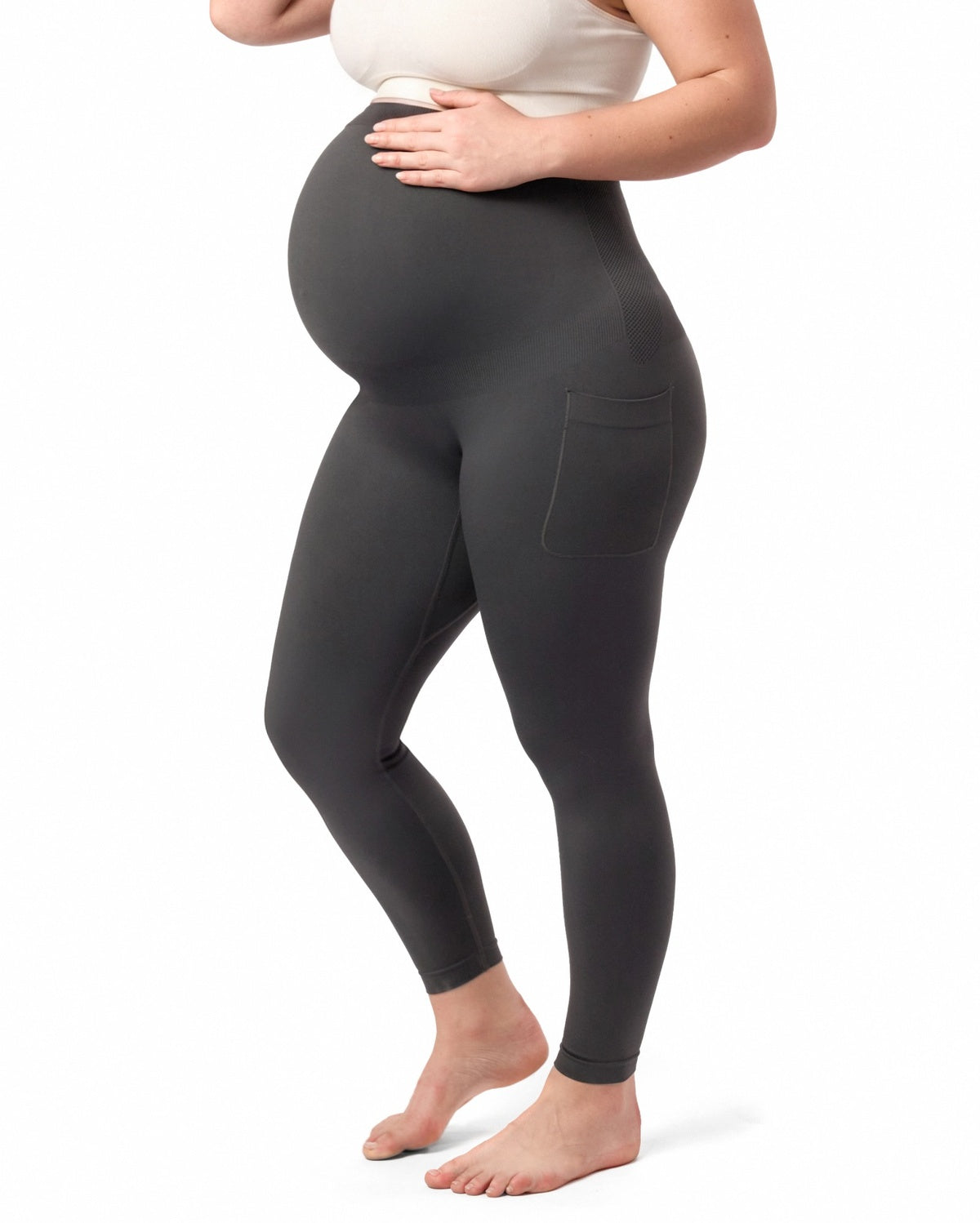 Umstandsleggings über dem Bauch – Umstands-Yogahosen