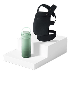 Babytrage + Milchkühler