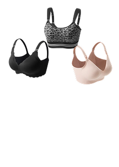 Stillen- und Abpump-BH (3er-Pack)