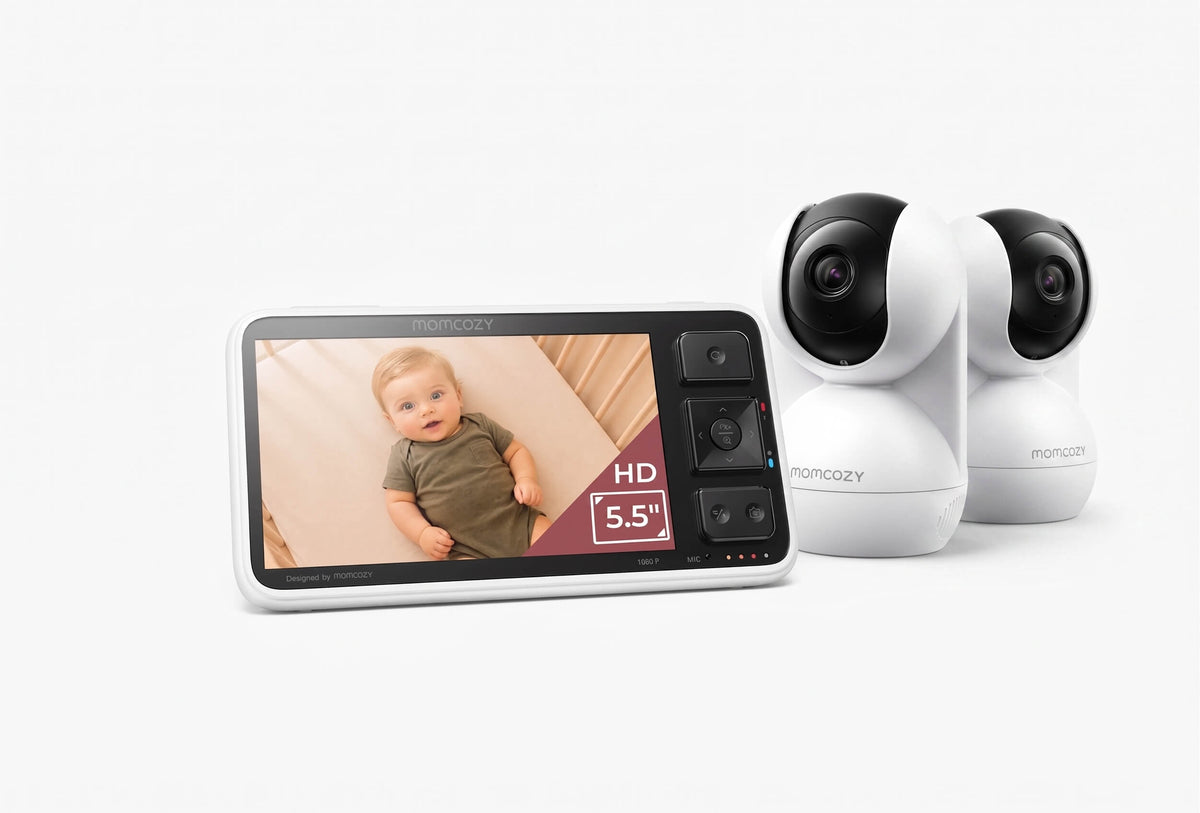 Intelligentes Babyphone ohne WLAN, 5,5 Zoll, Full HD (BM03 schwarz)