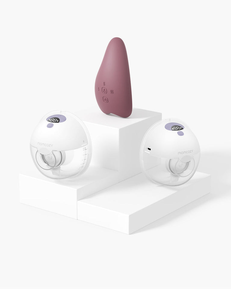 M5 Massage Bundle: Zwei M5 Tragbare Milchpumpe und ein Brustmassagegerät