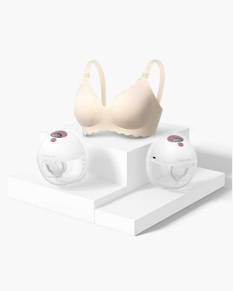 M5 Smart BH Bundle: Zwei M5 Smart kabellose, freihändige Milchpumpen und Jelly Strip BH(YN46)