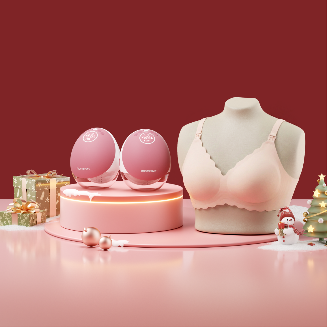 M9 Bra Bundle: M9 Breast Pump and YN46 Nursing Bra