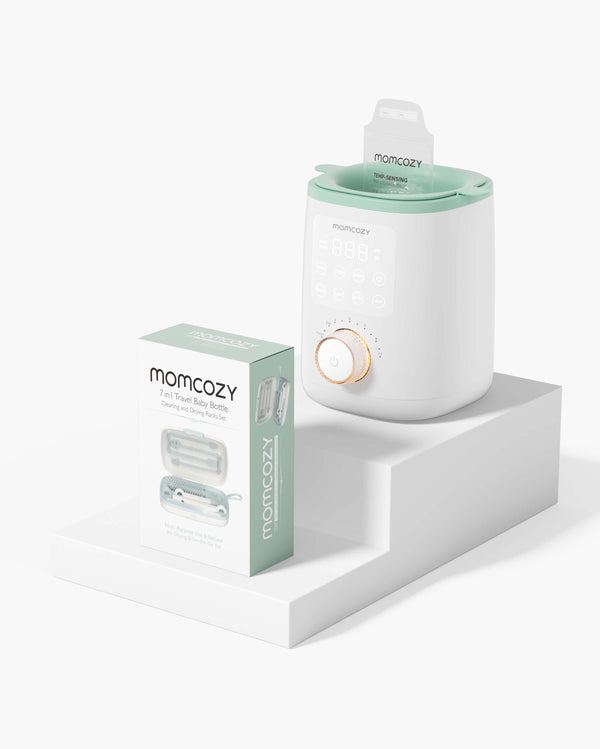 Stillen & Reinigen Bundle - Nutri Flaschenwärmer und Flaschenbürsten-Set