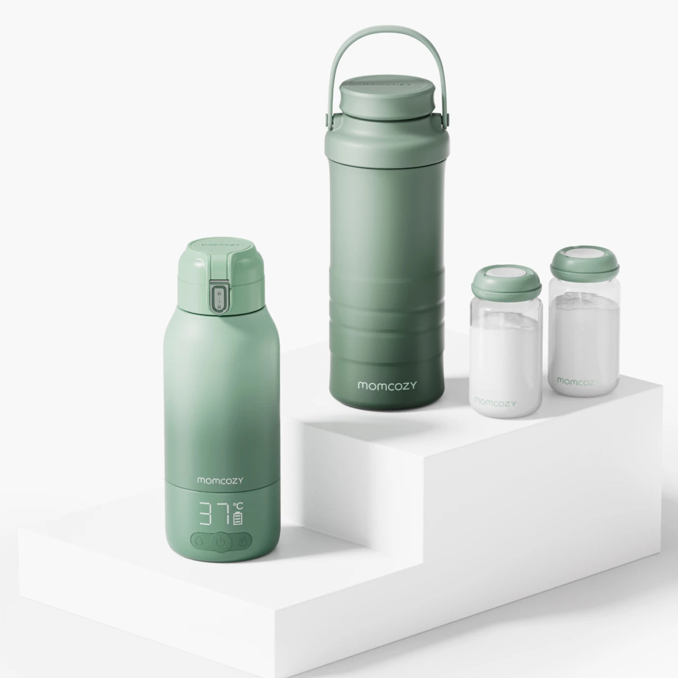 Tragbarer Milchwärmer + 22oz Kühler - On-the-Go Bundle