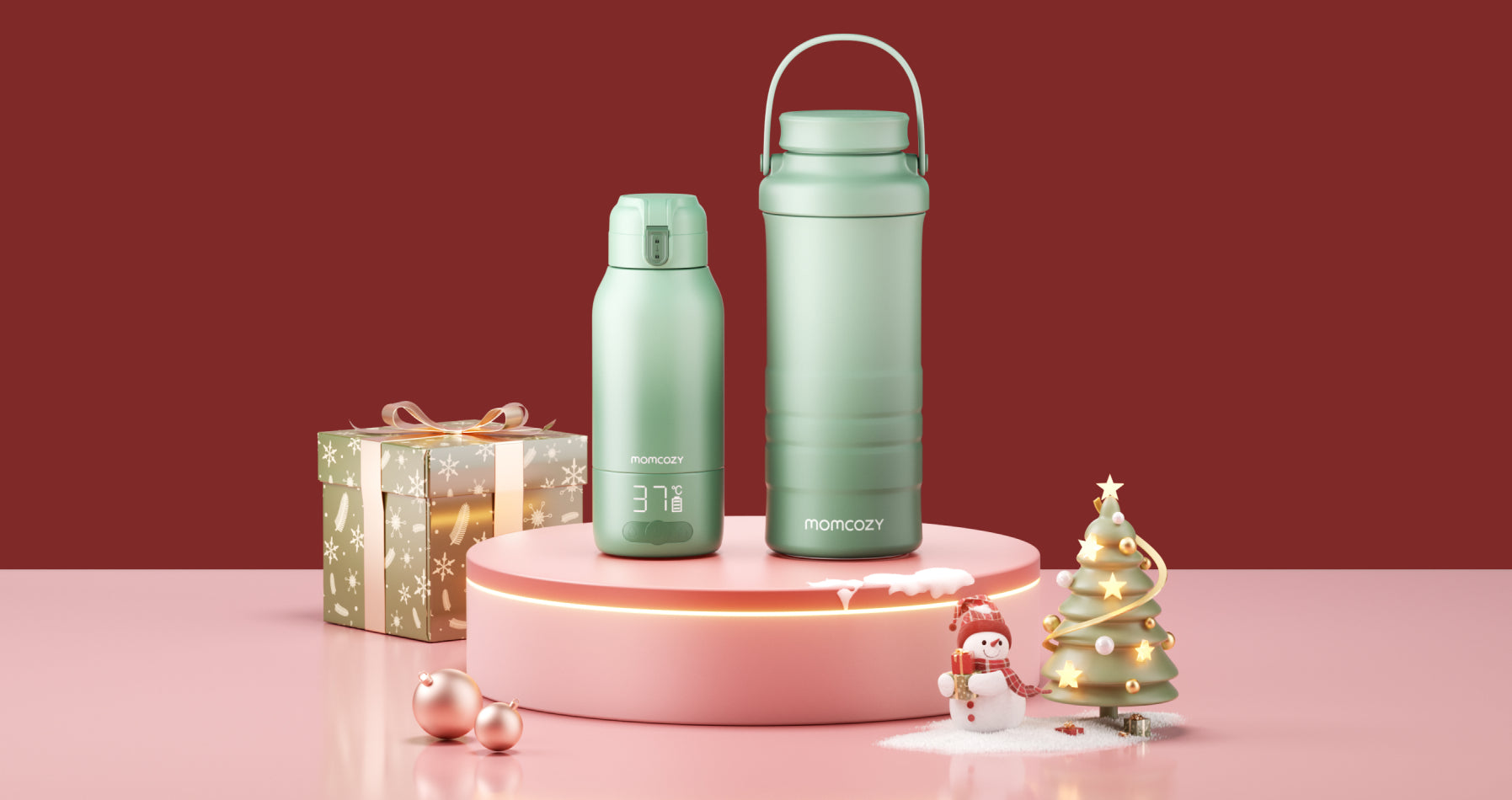 Tragbarer Milchwärmer + 22oz Kühler - On-the-Go Bundle