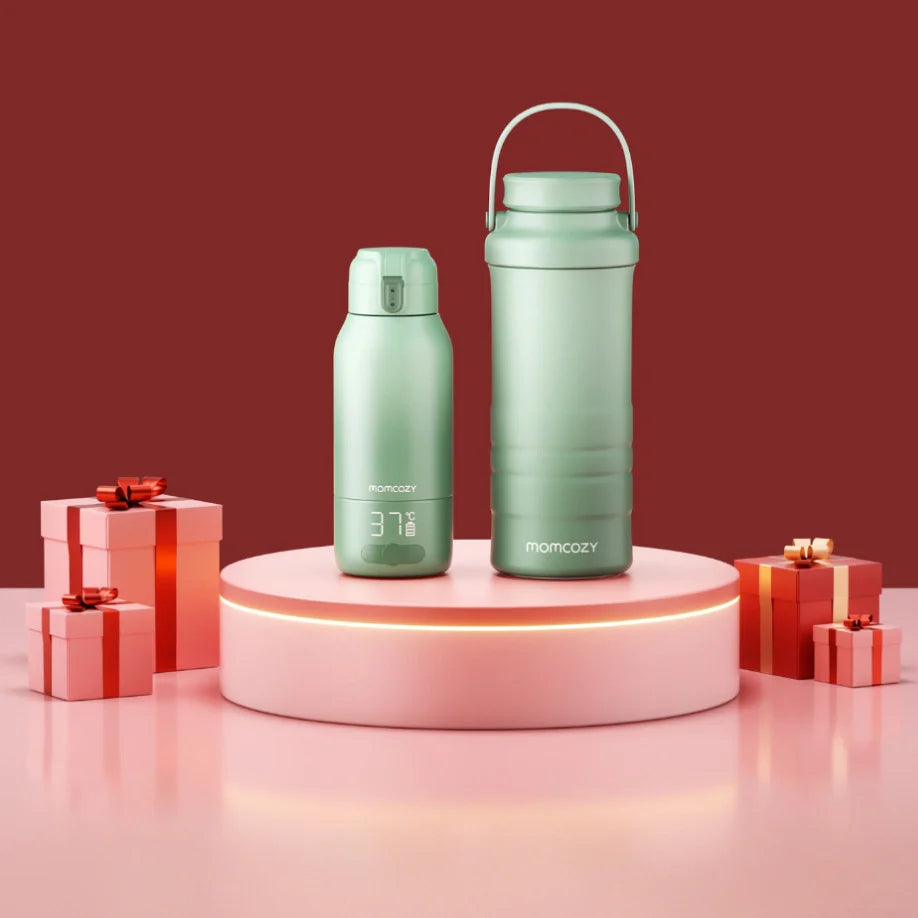 Tragbarer Milchwärmer + 22oz Kühler - On-the-Go Bundle