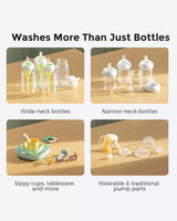 Cleaning and On-the-Go Bundle:  Bottle Washer and  Bottle Warmer and Bottle Cooler