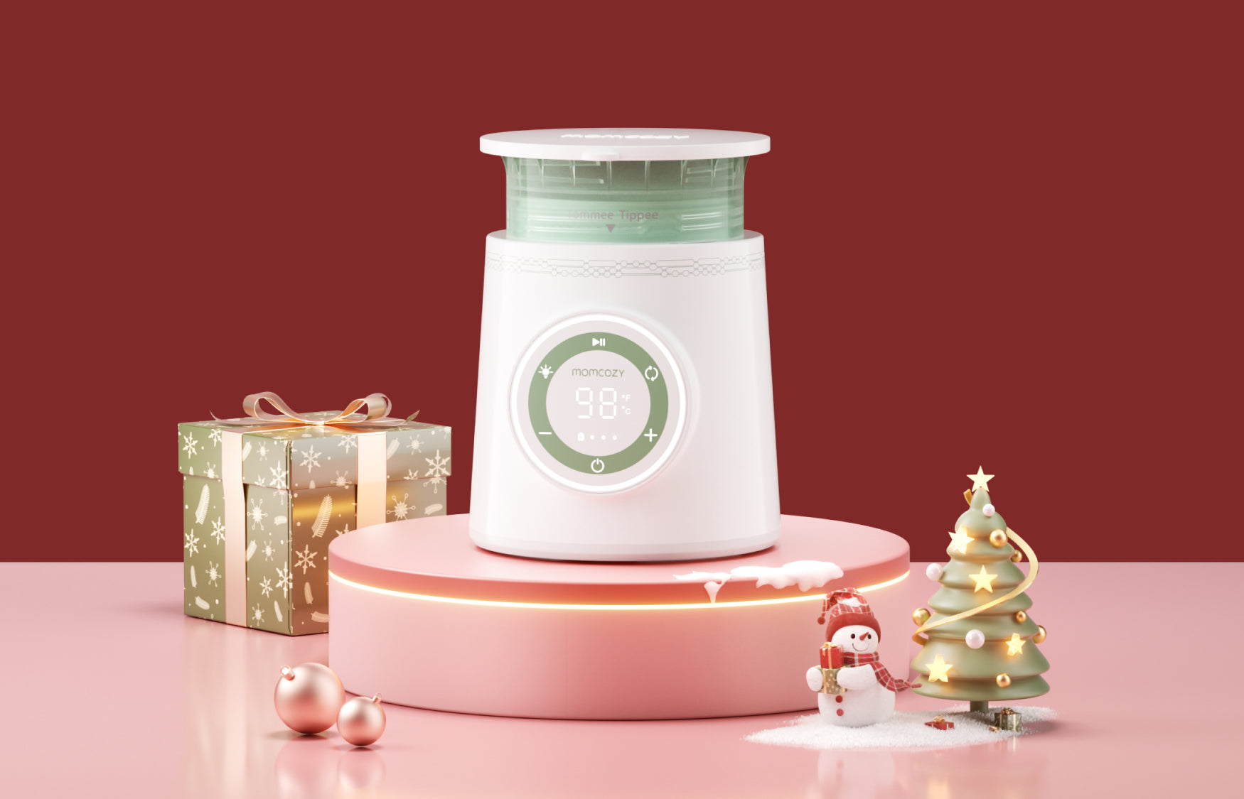 Kabelloser portabler Babyflaschenwärmer für unterwegs