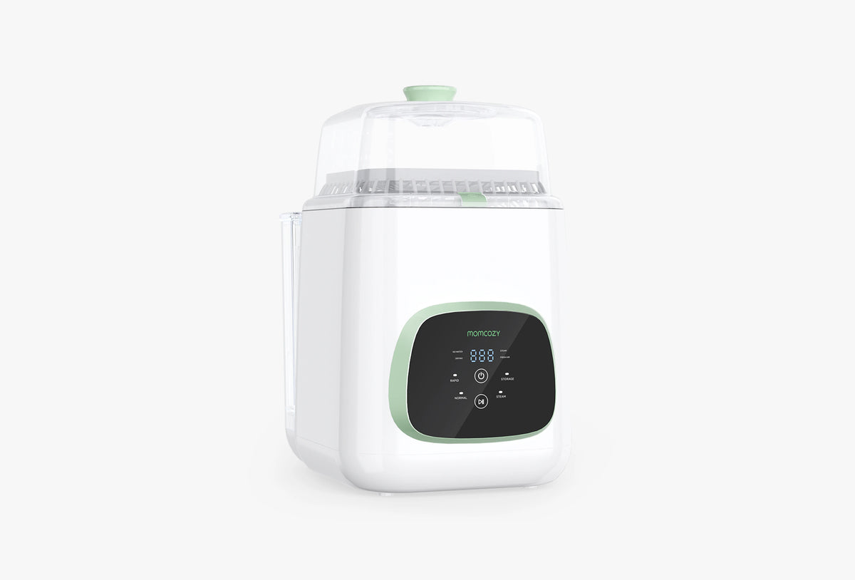 aufbewahrung babyflaschen nach sterilisation Momcozy KleanPal Pro Babyflaschenspülmaschine und Sterilisator