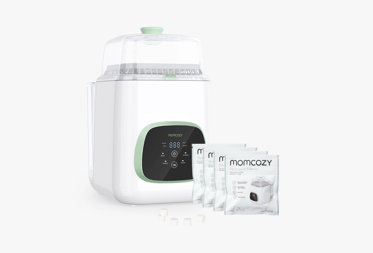 sterile flaschen aufbewahren Momcozy KleanPal Pro Babyflaschenspülmaschine und Sterilisator