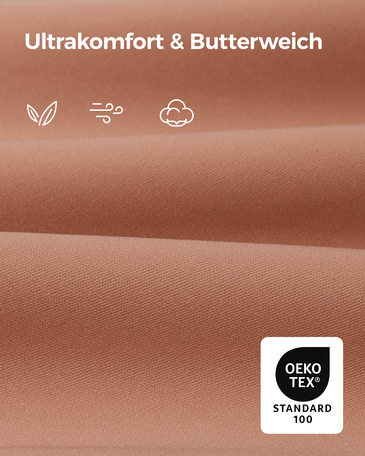 Light peach YN21 Ultra Soft Seamless Nursing Bra fabric. Buttery soft, breathable, OEKO-TEX® Standard 100 certified.