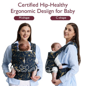 Ergonomisch, gemütlich und leicht - Babytrage für Neugeborene bis Kleinkinder