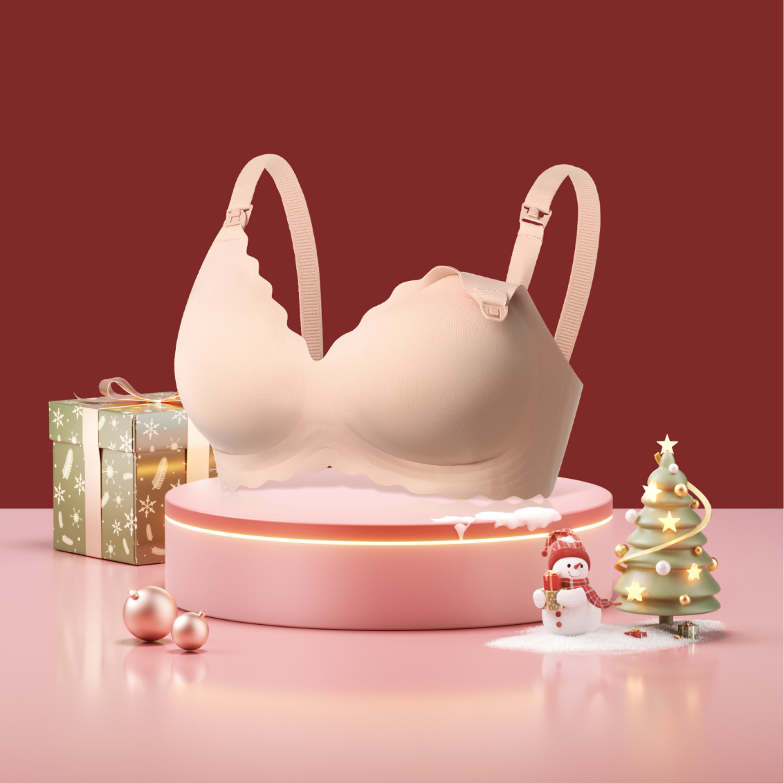 Jelly Strip - Nahtloser floraler Push-up Still-BH -YN46