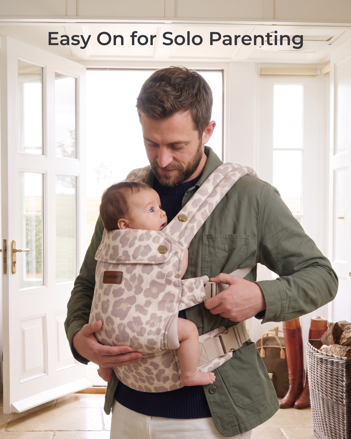 Momcozy PureHug Babytrage - Ergonomisch, gemütlich und federleicht