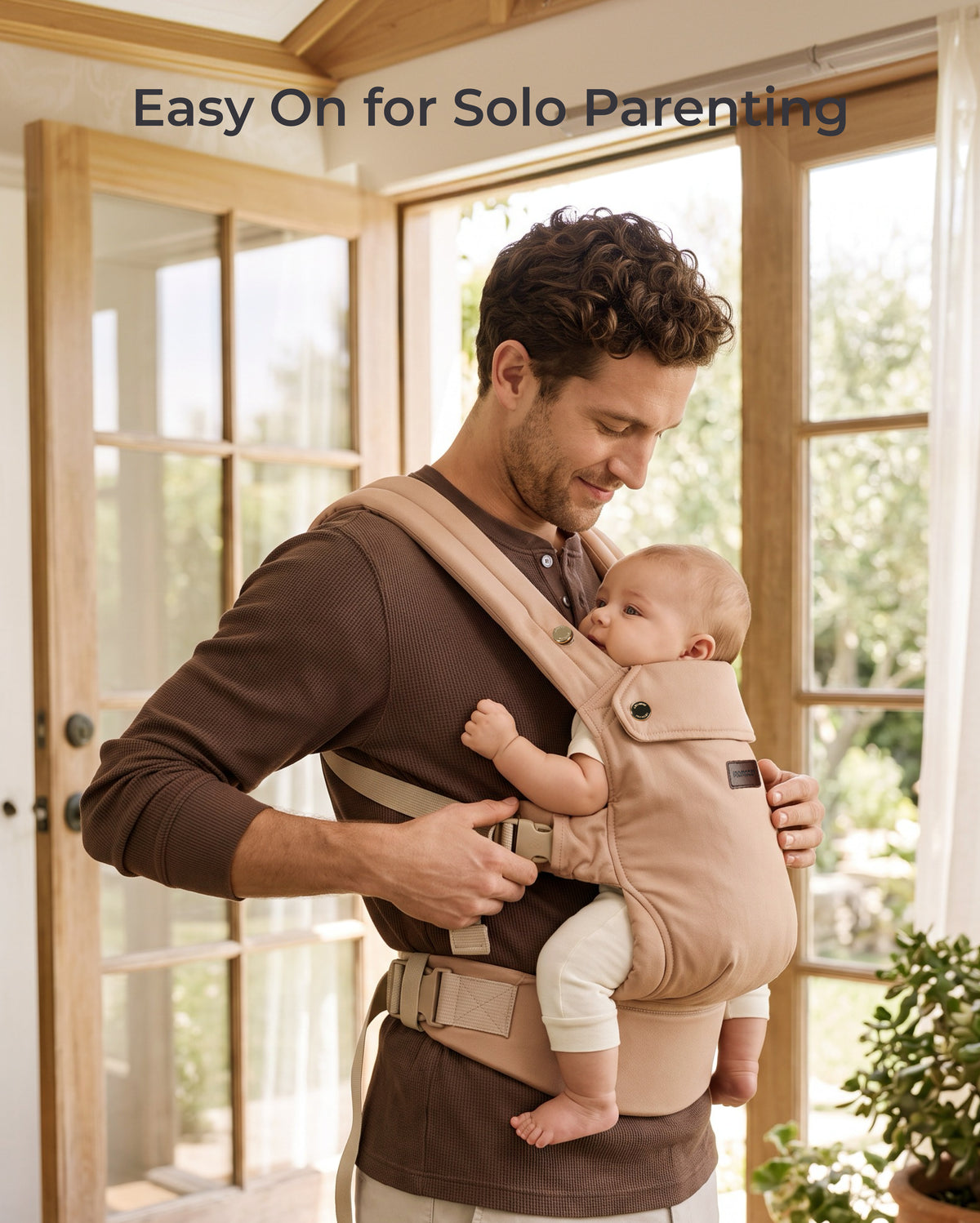 Momcozy PureHug Babytrage - Ergonomisch, gemütlich und federleicht