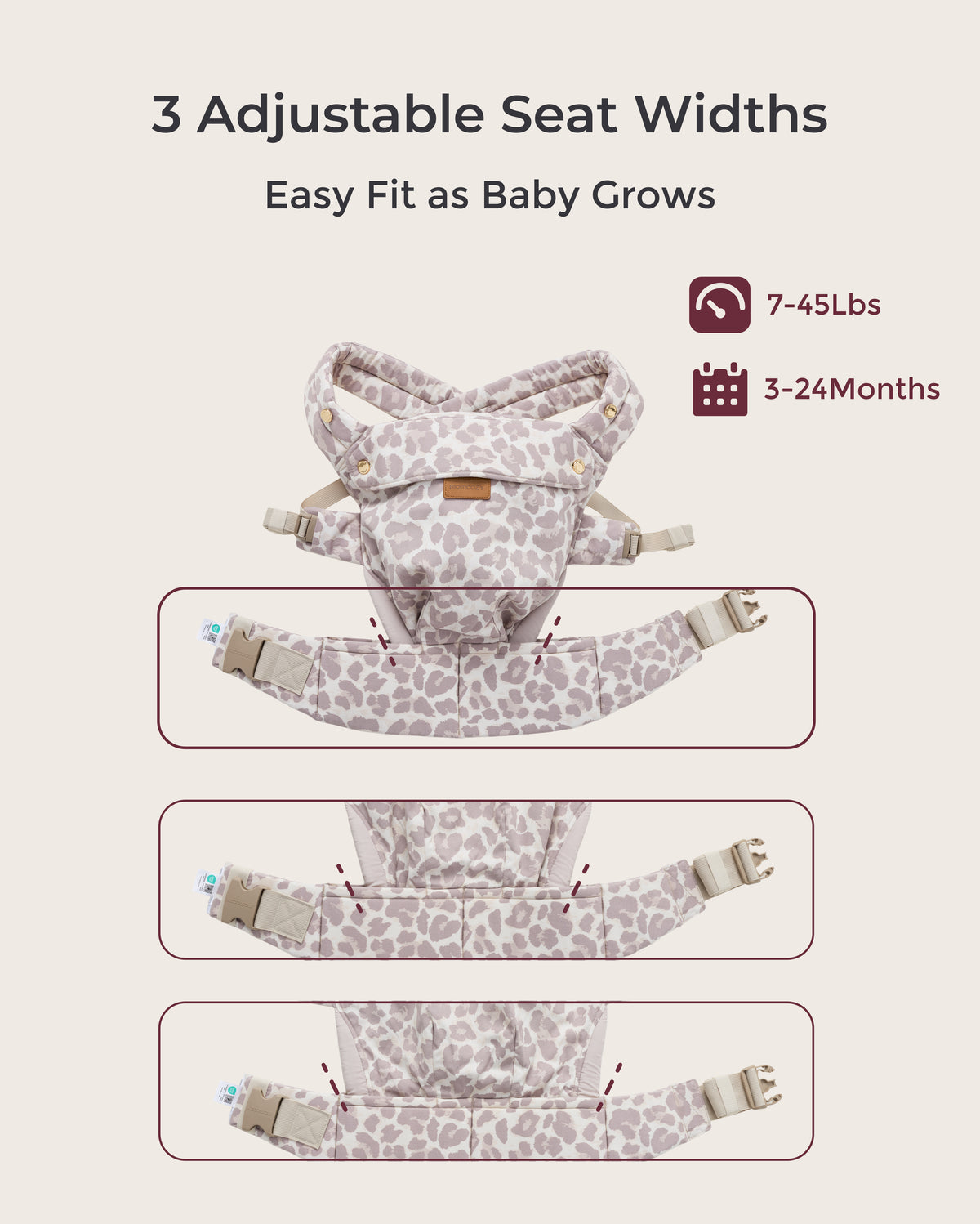 Momcozy PureHug Babytrage - Ergonomisch, gemütlich und federleicht