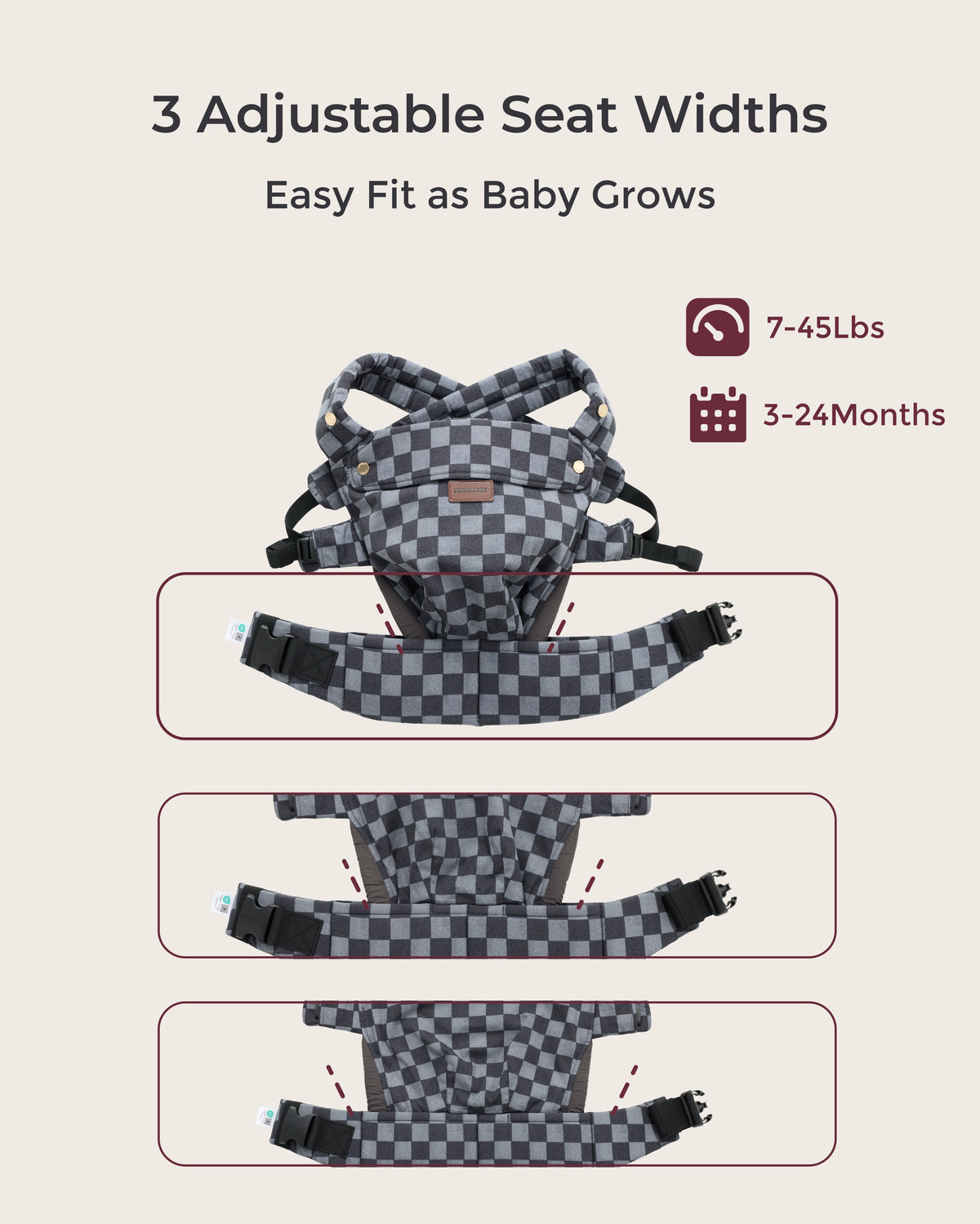 Momcozy PureHug Babytrage - Ergonomisch, gemütlich und federleicht