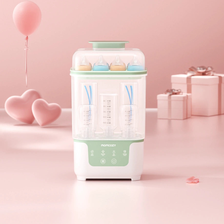 Momcozy 4-in-1 Kompakter Flaschensterilisator & Trockner