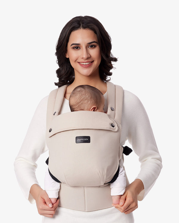 Momcozy PureHug Babytrage - Khaki Farbe