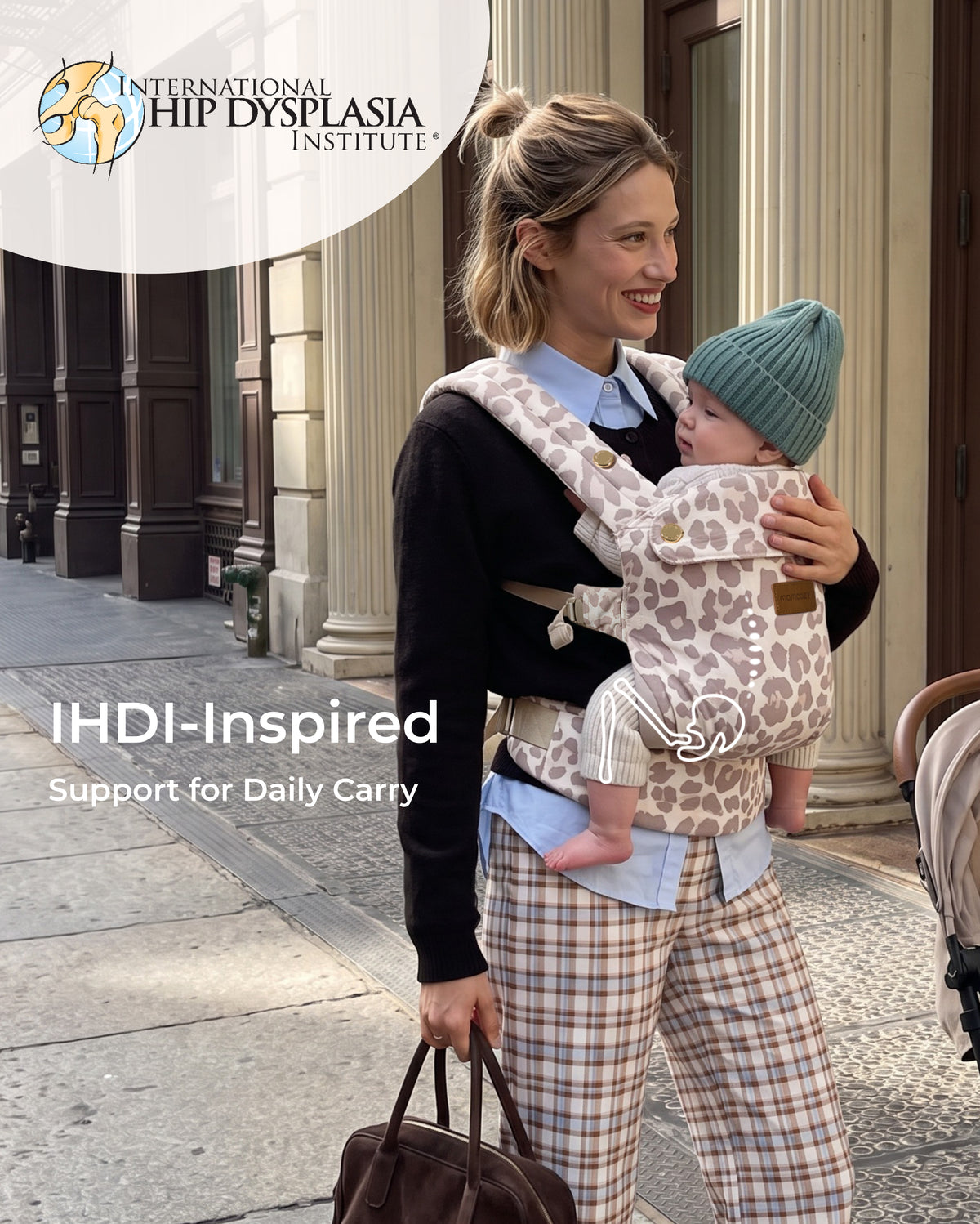 Momcozy PureHug Babytrage - Ergonomisch, gemütlich und federleicht
