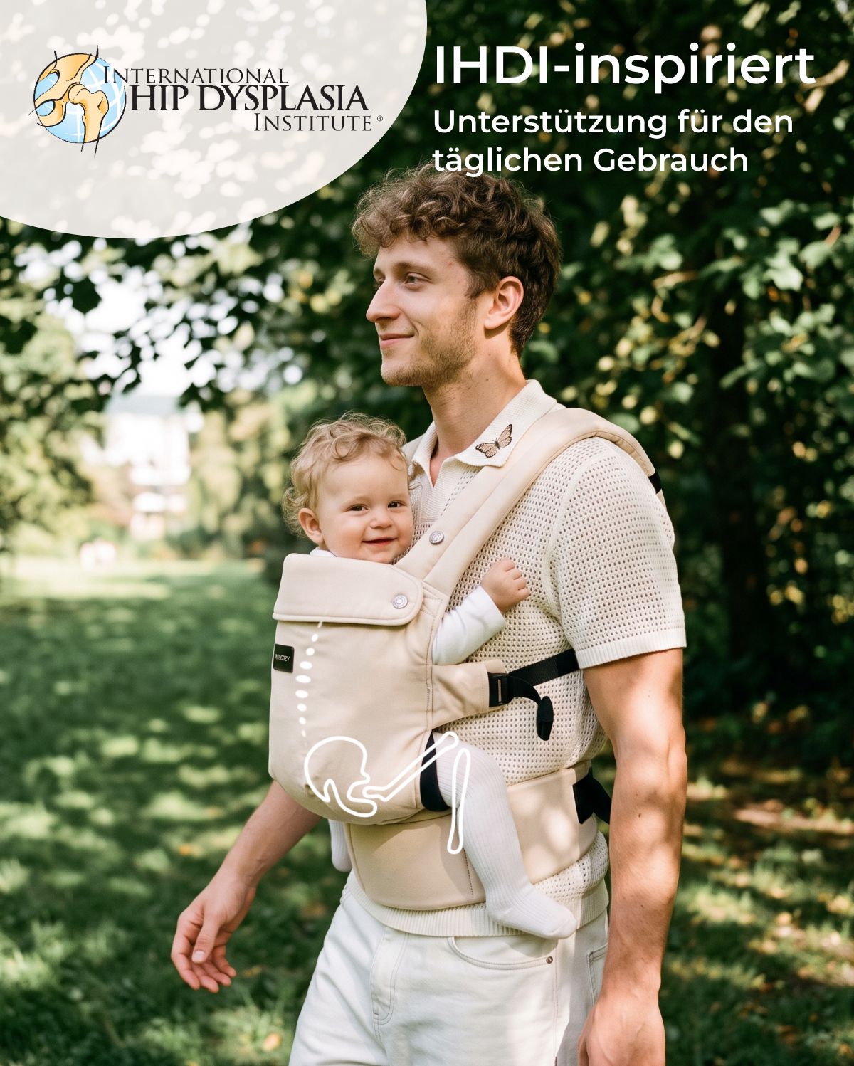 Momcozy PureHug Babytrage - Ergonomisch, gemütlich und federleicht