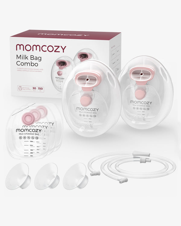 Momcozy Tragbare Milchsammelbecher - für Momcozy V1/V2 & die meisten elektrischen Milchpumpen