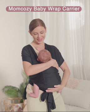 Einfach freihändig zu tragen - Babytragetuch